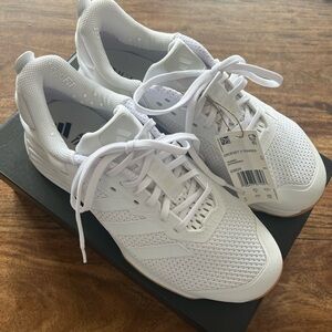 adidas White dropset 3 trainer